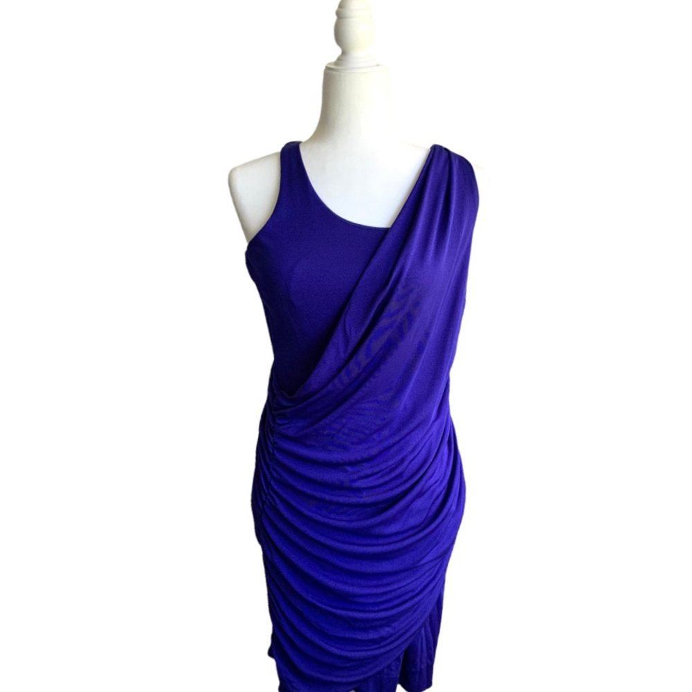 Nicole Miller Ruched Cocktail Dress